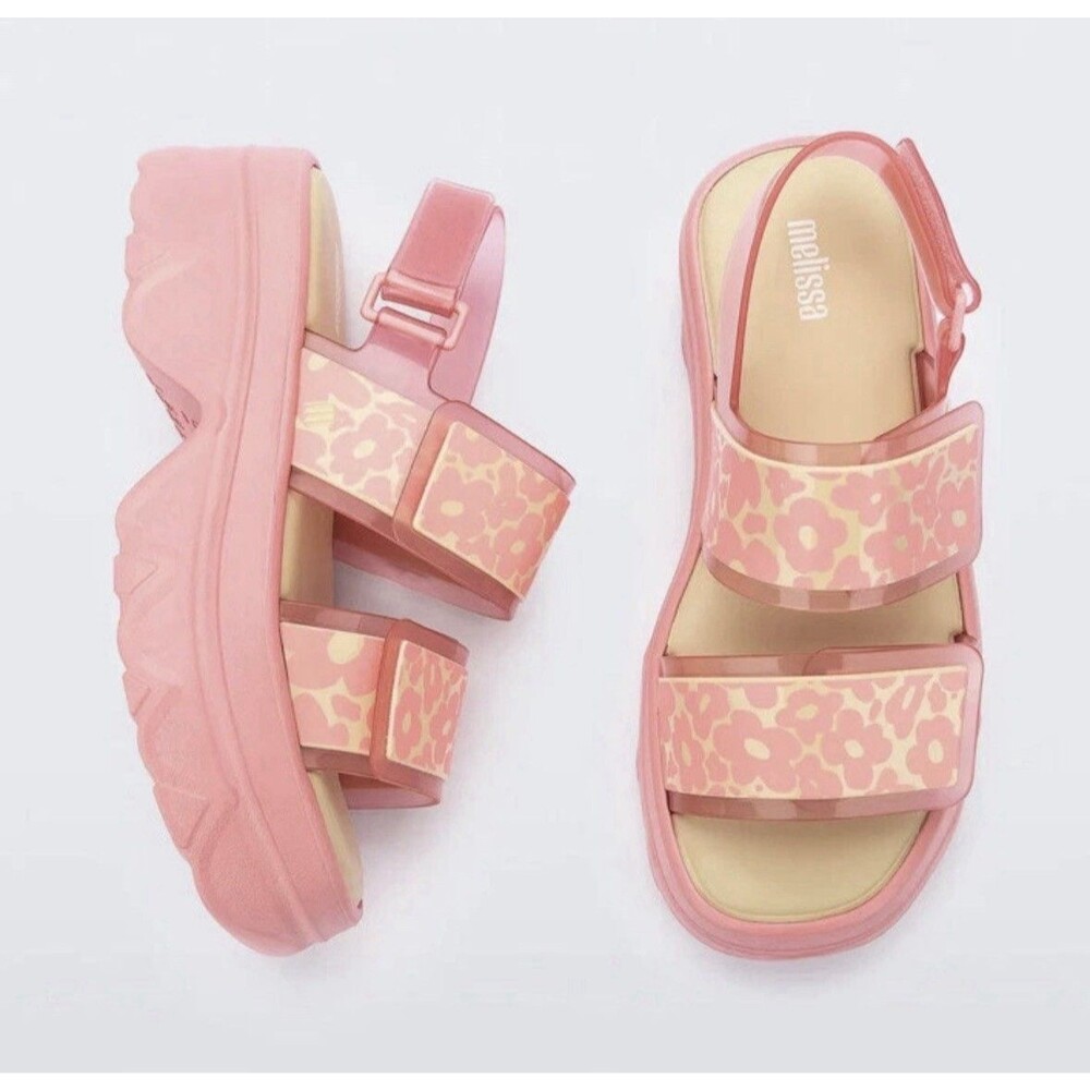 Melissa Pink Daisies Brave Retro Platform US 7